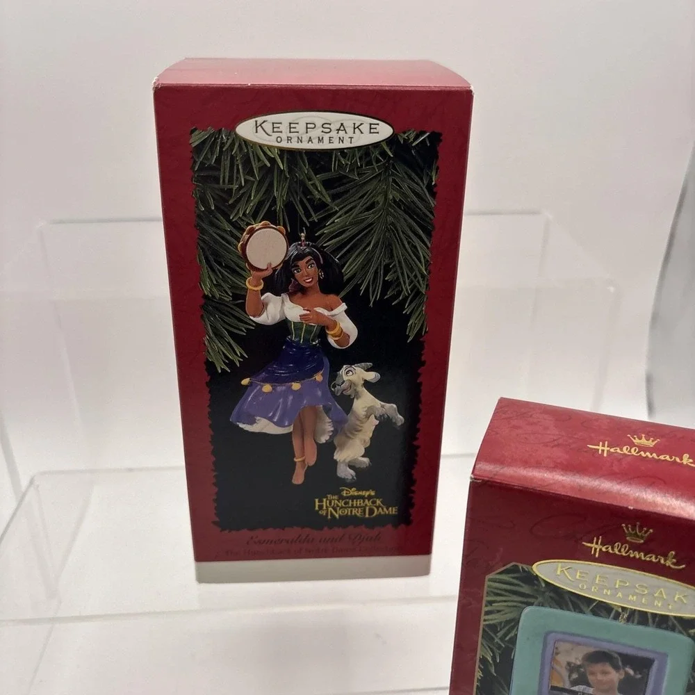 Hallmark Keepsake Ornaments~Lot of 3~Pez Santa, Esmeralda, and Counting on Succe